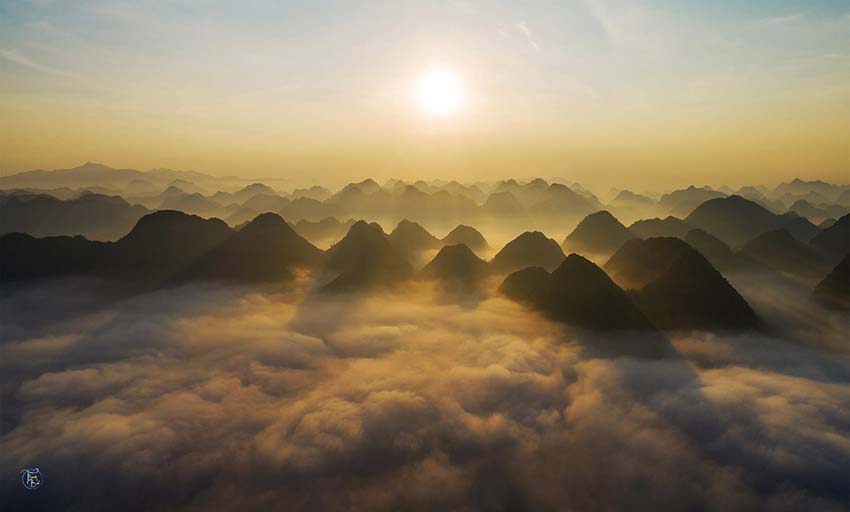 When paddy fields cast a golden glow in northern Vietnam