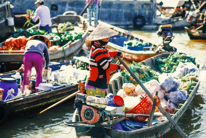 Vietnam’s floating markets among Southeast Asia’s most photogenic places