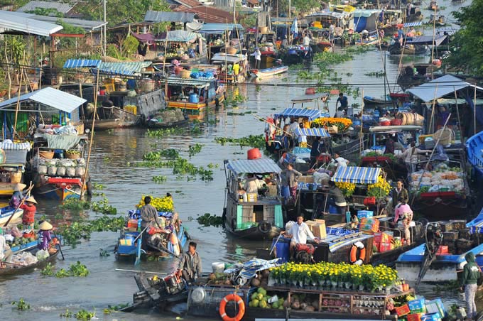 Vietnam’s floating markets among Southeast Asia’s most photogenic places