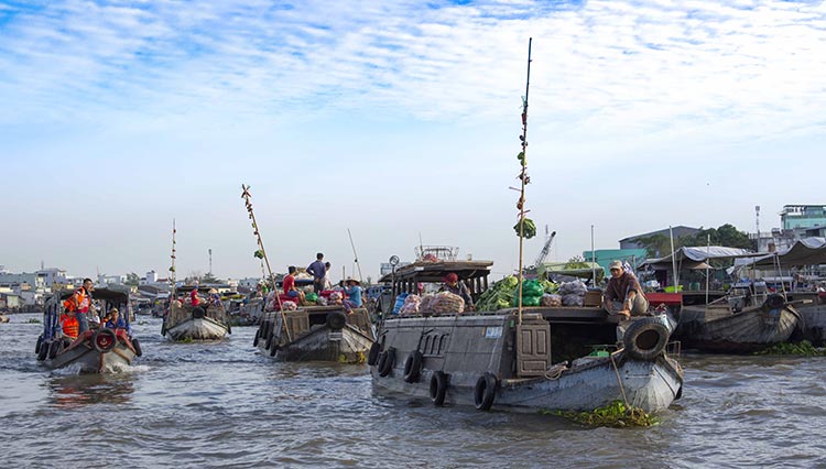 Cai Rang Floating Market: a floating existence rooted deep in the soil