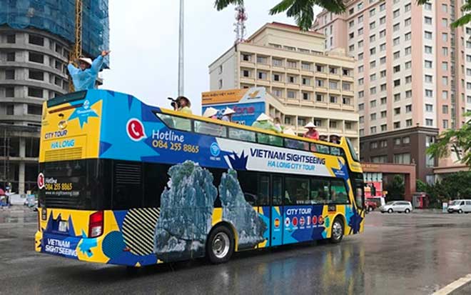 Ha Long to launch open-top tour buses - Halong city tour